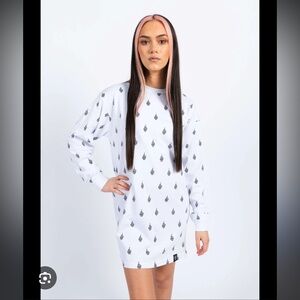 Bad Monday Long Sleeve Tee Dress